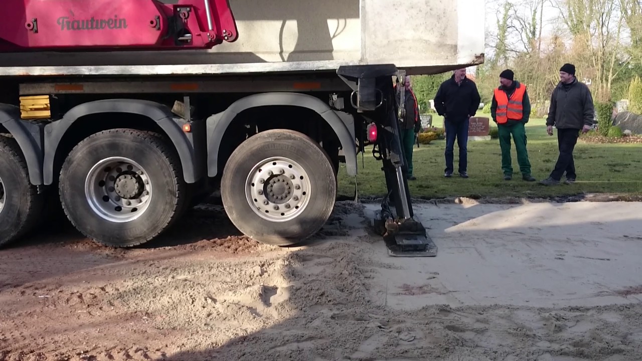 Umsetzen einer Fertiggarage Teil2