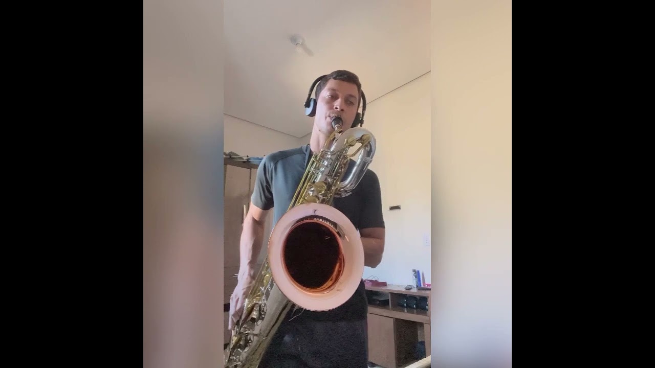Sax Baritono- Hino 199 - És Minha Porção. Natural e Grave.