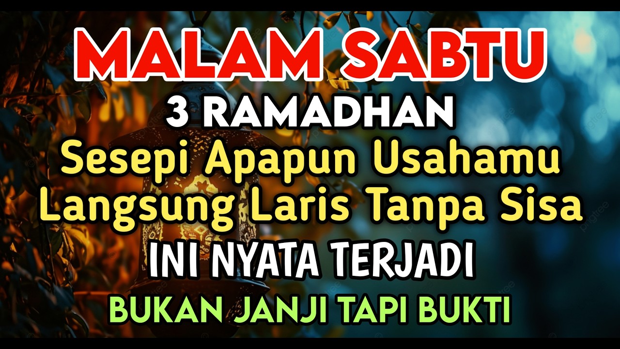 BISMILLAH KUNFAYAKUN🤲🤲SESEPI APAPUN USAHA,BISA DILARISKAN DENGAN AYAT INI | SEMOGA MENDAPAT BERKAH