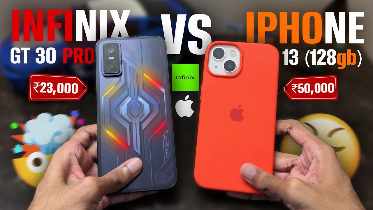 Infinix GT 30 Pro Vs Iphone 13 Speed Test Comparison💀🔥 | IOS Vs Android