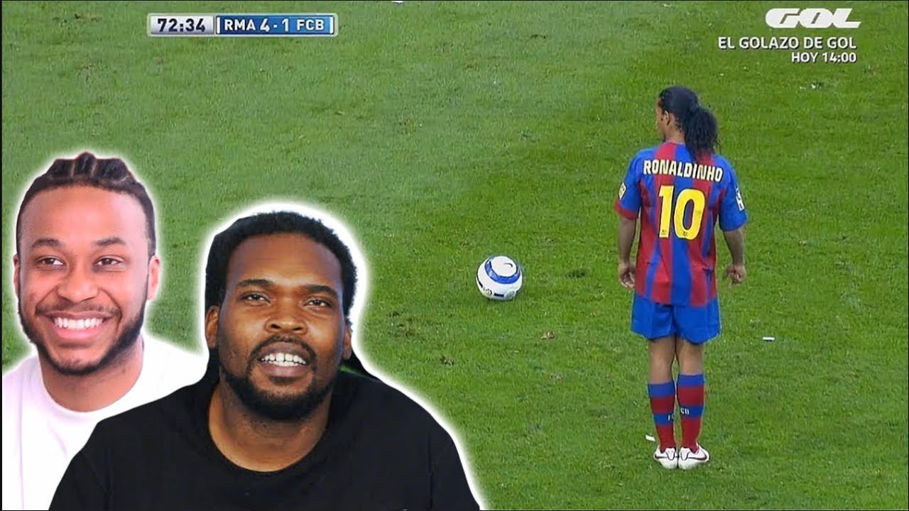 Americans React to Ronaldinho: 14 Ridiculous Tricks That No One Expected! Reaction 🔥