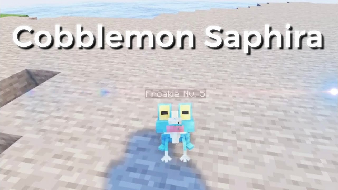 MINECRAFT: COBBLEMON SAPHIRA #01 - UMA AVENTURA COMEÇA