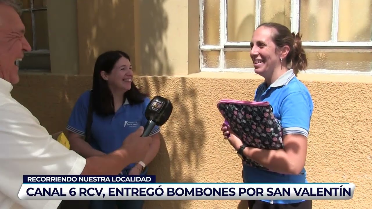 Canal 6 RCV, Reparti&oacute; Bombones por San Valent&iacute;n