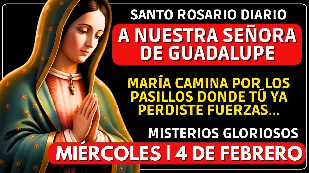 Oración por la SALUD | Día Mundial de Combate al Cáncer | SANTO ROSARIO DE HOY 04 DE FEBRERO