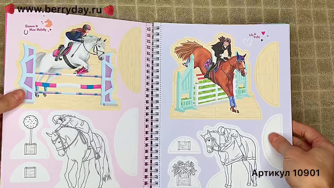 ИППОДРОМ альбом для игр MISS MELODY - 10901