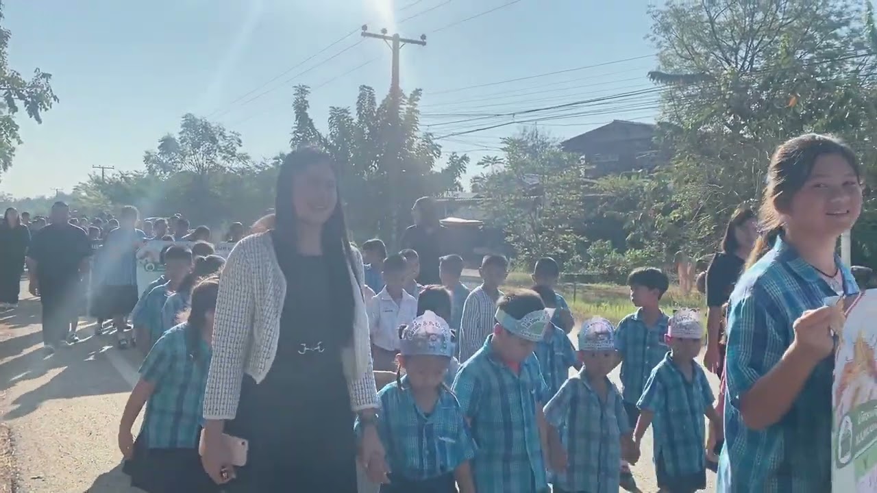 โรงเรียนบ้านวังพิกุล เดินขบวนรณรงค์เลือกตั้ง 2569