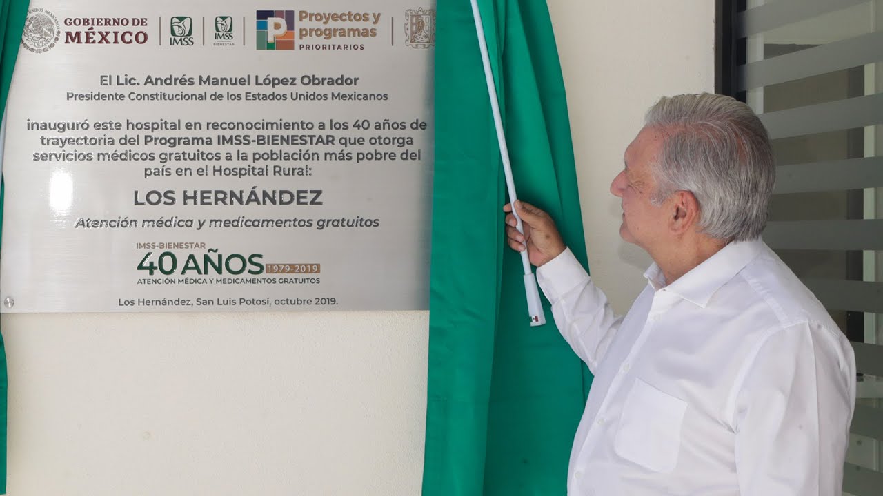 Inauguración y diálogo con la comunidad del Hospital Rural Los Hernández, desde San Luis Potosí