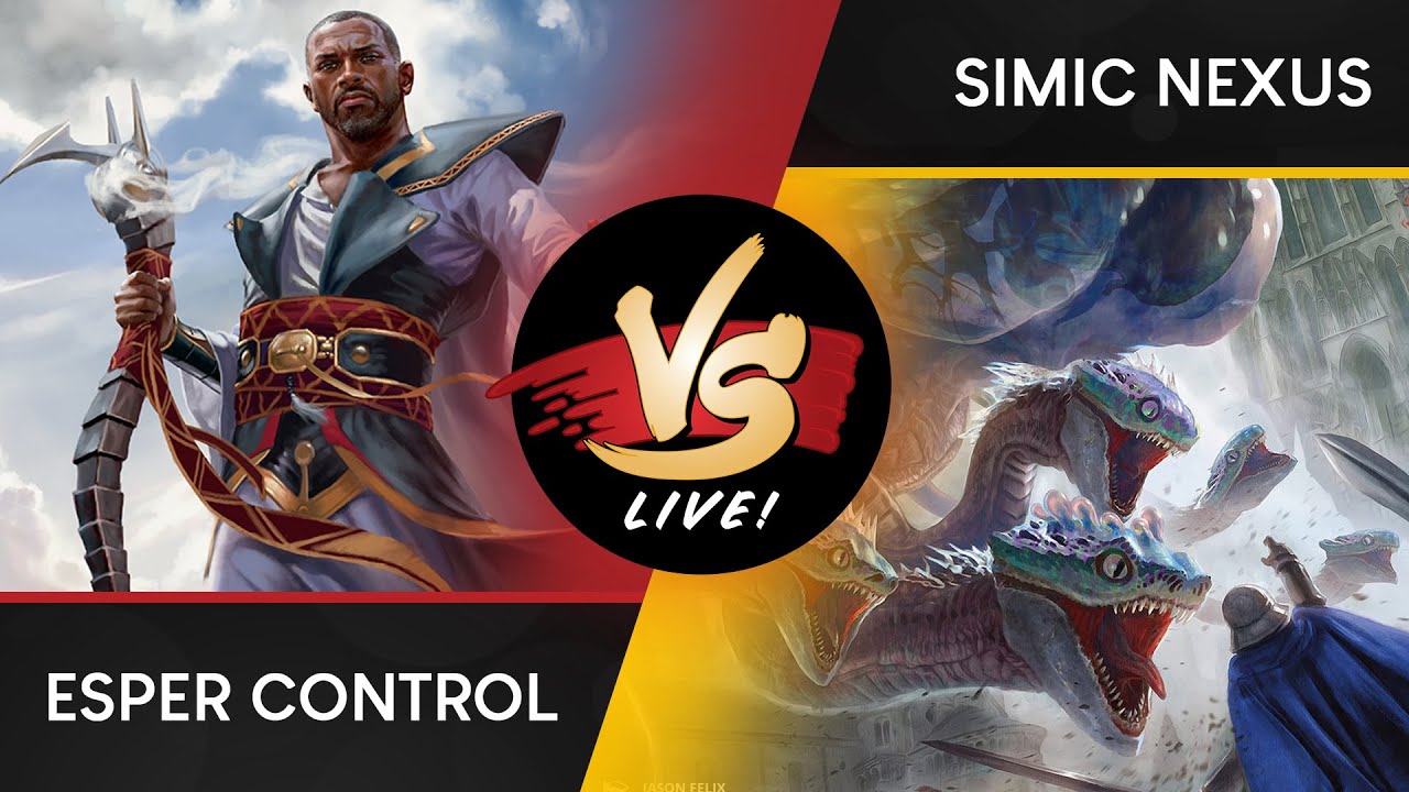 VS Live! | Esper Control VS Simic Nexus | Standard Gauntlet | Match 1
