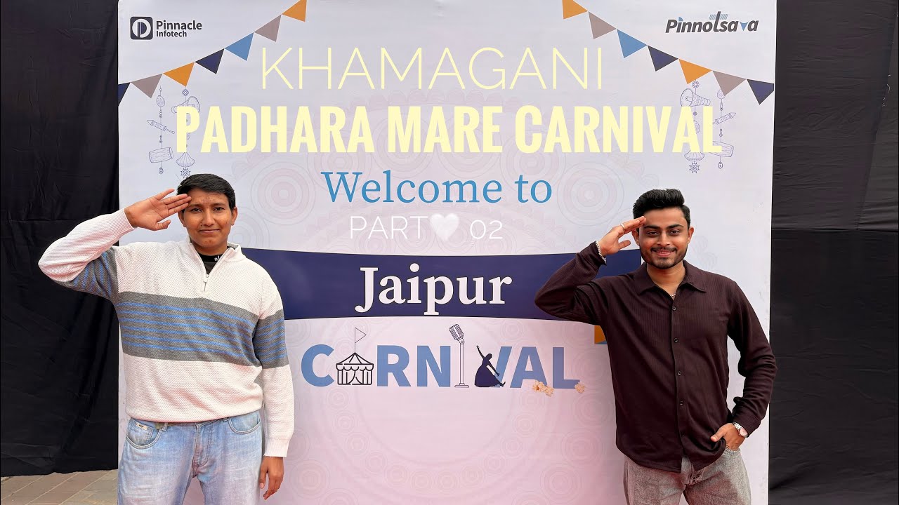 Khamagani! Padharo Mare Carnival 😊Part 2
