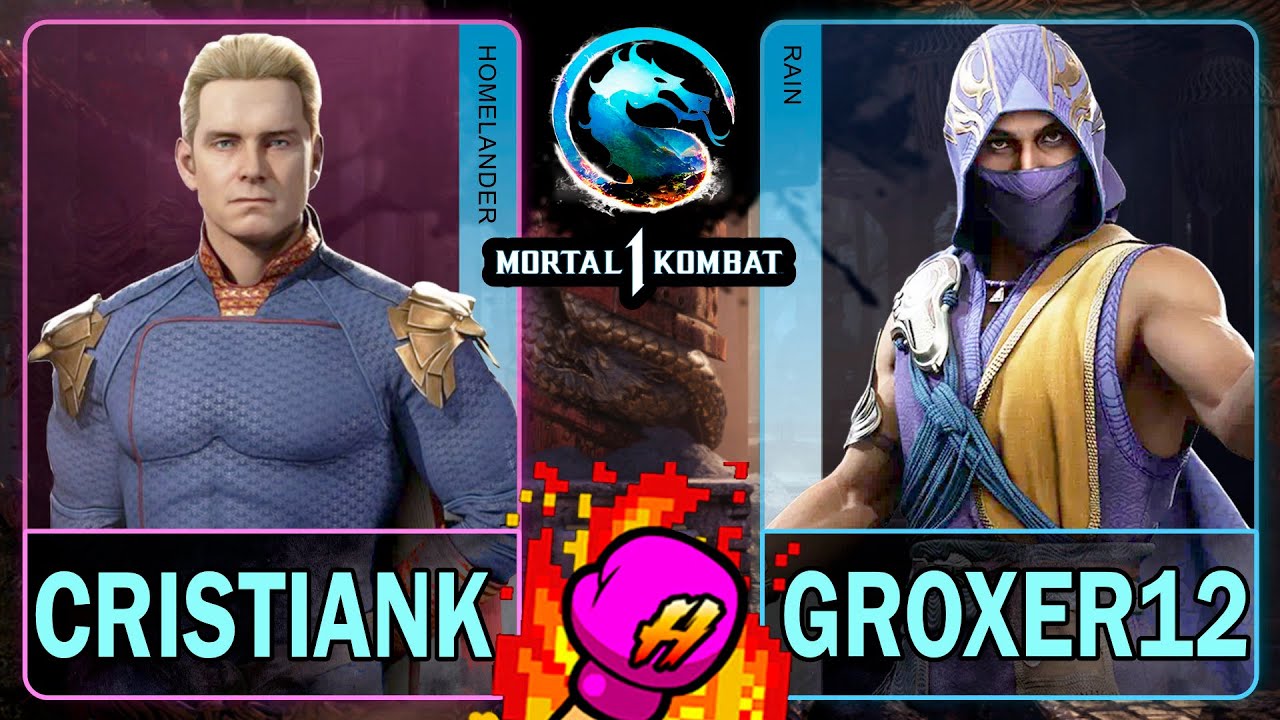 MK1 CristianK (HOMELANDER) VS Groxer12 (RAIN)🥊Mortal Kombat 1🥊4K 60ᶠᵖˢ