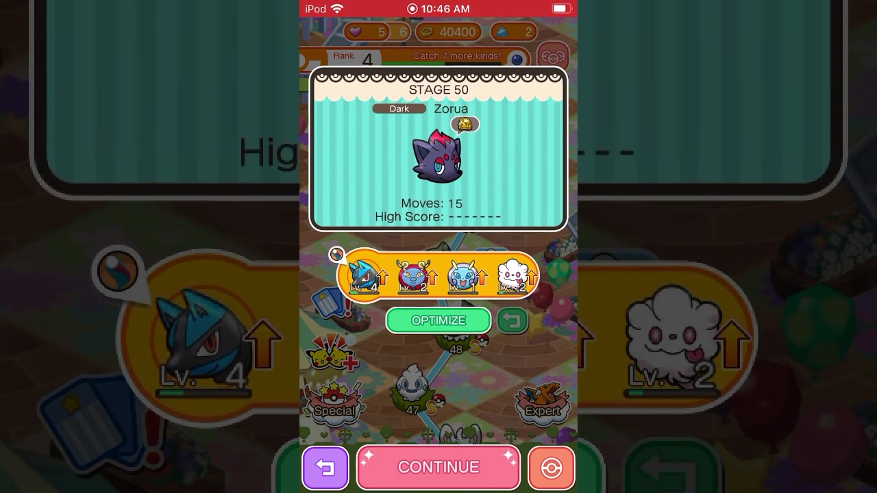 Pokémon Shuffle Mobile - Stage 50 How to beat Zorua