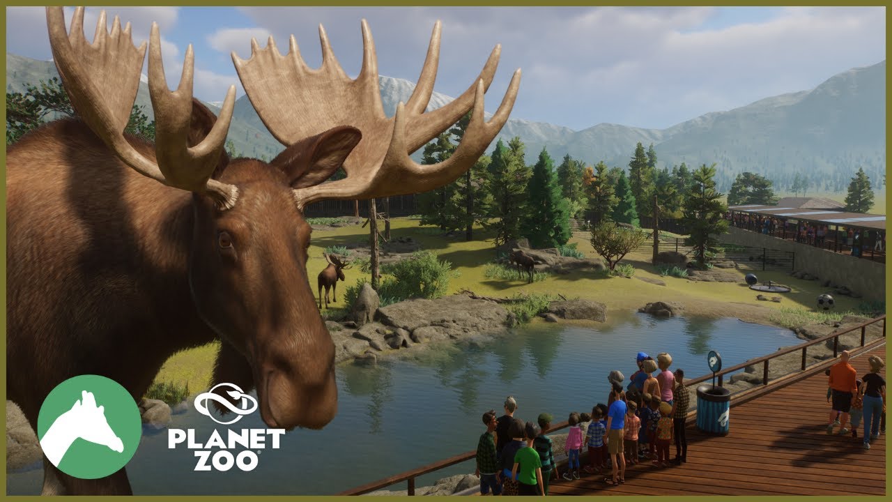 Moose Habitat & Picnic Area | Let's Play Franchise Mode | Planet Zoo | Ep. 7