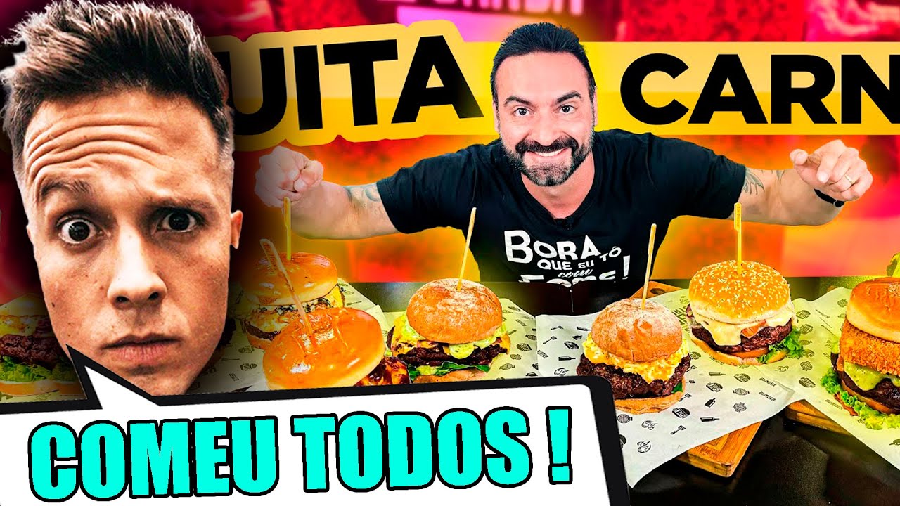 BRUNO MOTA reage a CORBUCCI EATS / Os burgers MAIS SUCULENTOS (e GRANDES) me levaram ao LIMITE!