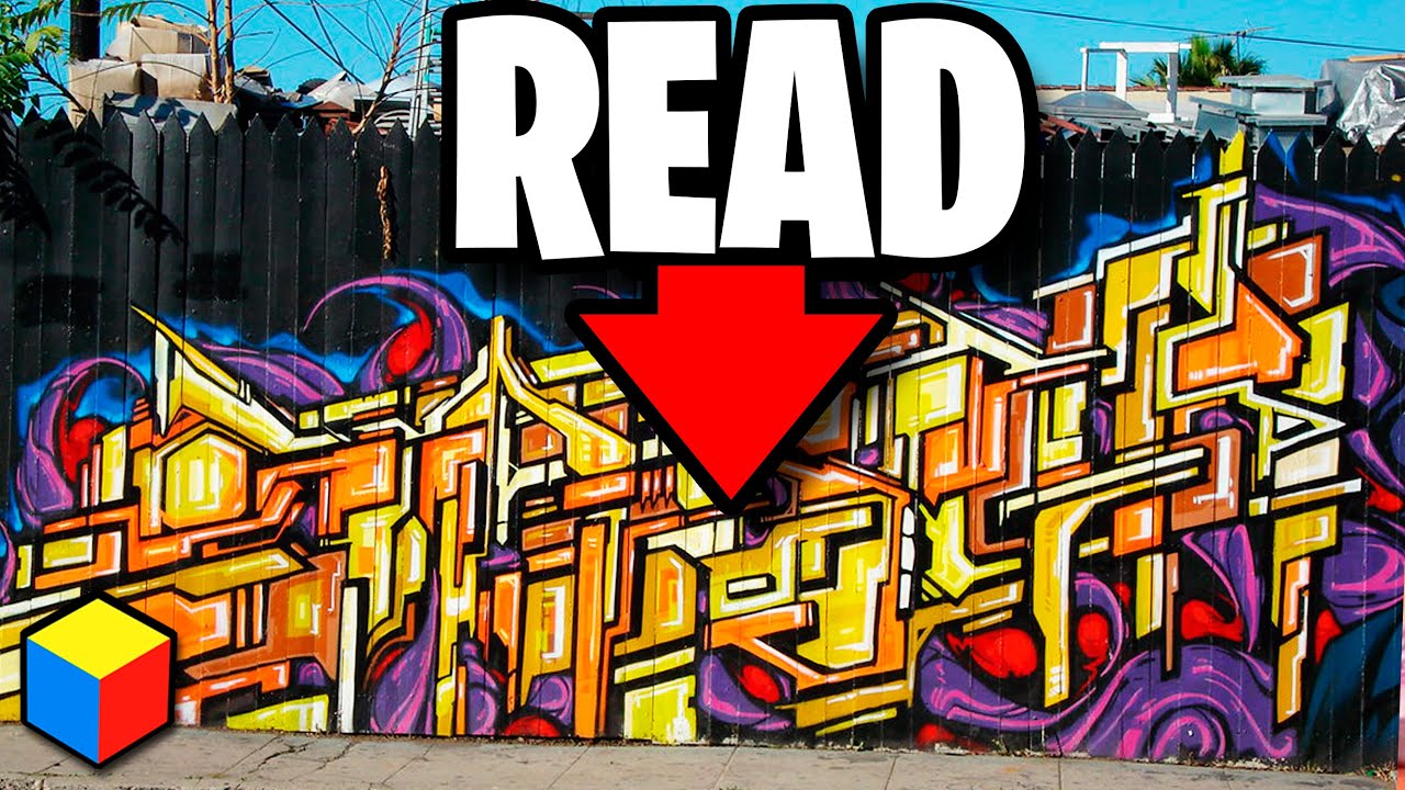 НЕ МОЖЕТЕ прочитать граффити? Посмотрите это видео (с примерами)