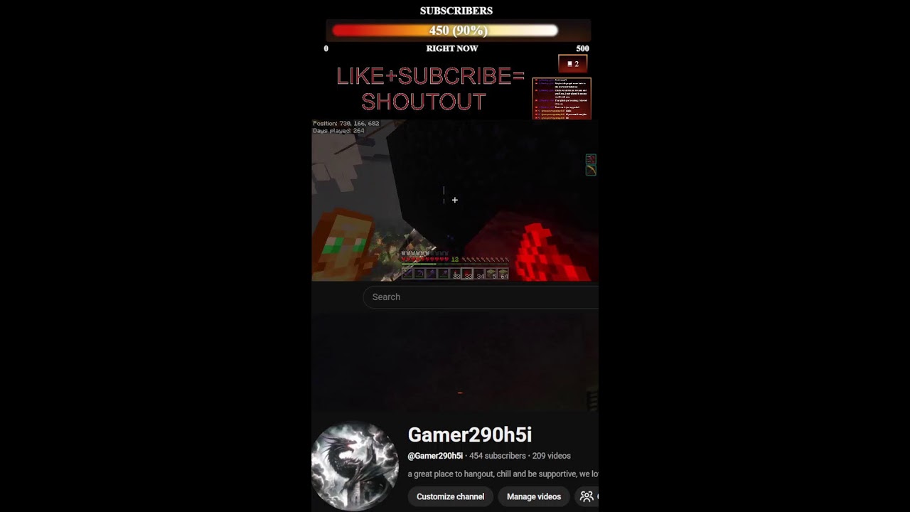 Playing MineCraft (Portrait)