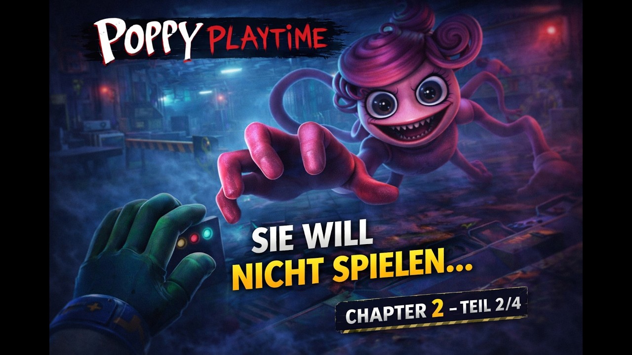 POPPY PLAYTIME Chapter 2 😨 Sie will nicht spielen… | Teil 2/4 (Deutsch)