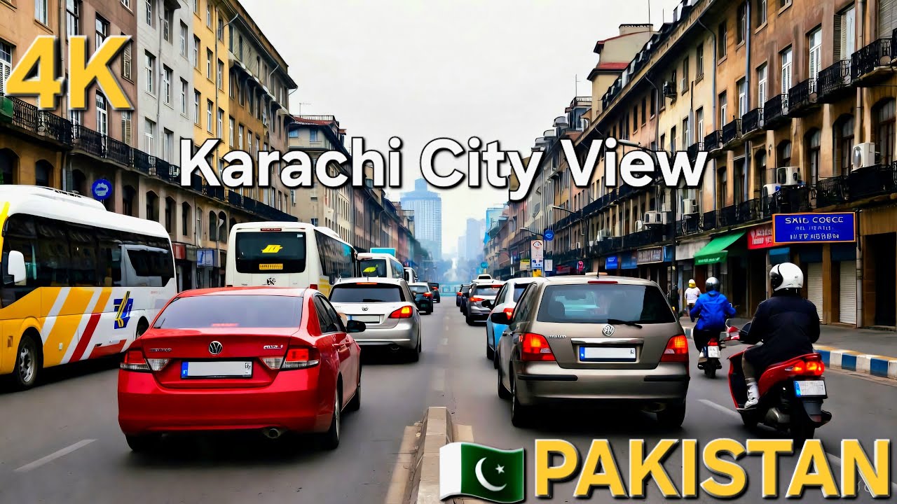 Karachi Driving Tour 4K - This Is How Pakistan Biggest City Looks like 