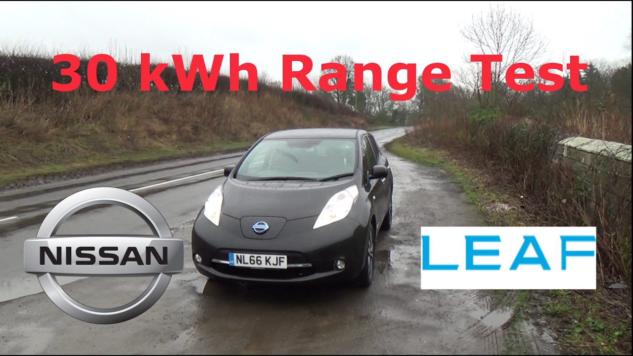 30 kWh Nissan Leaf Range Test