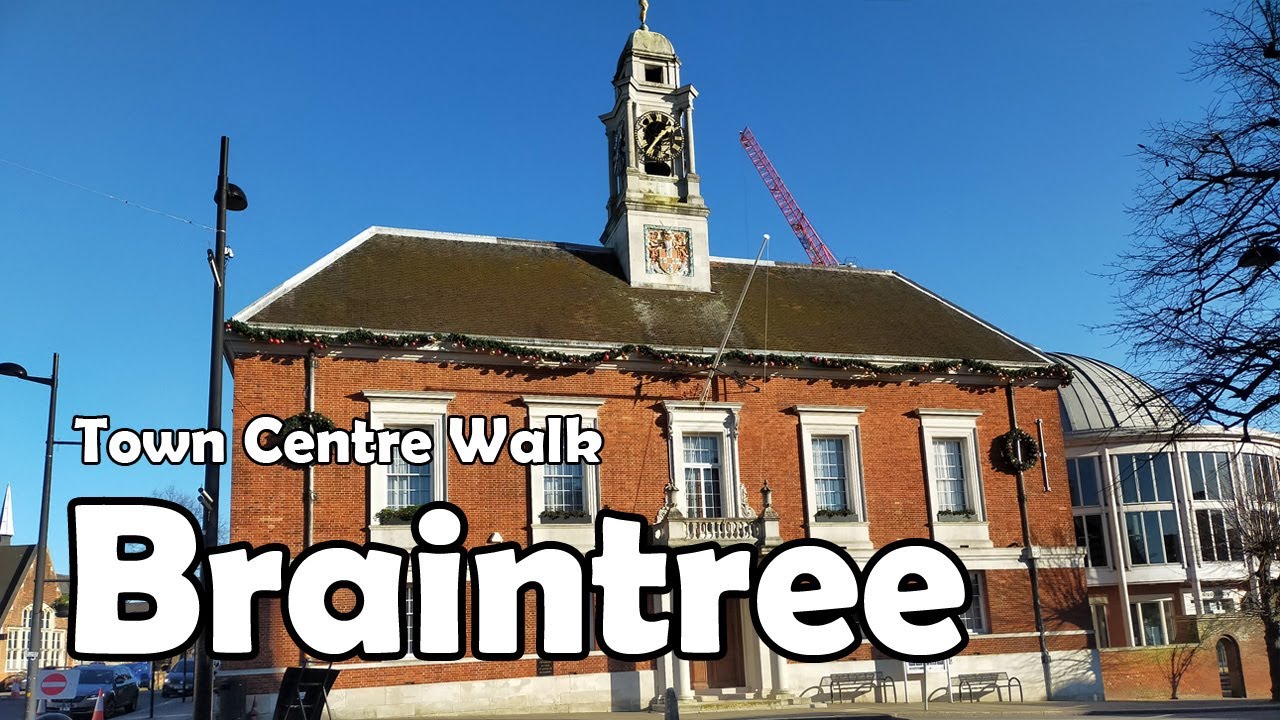 Braintree, Essex【4K】| Town Centre Walk 2021