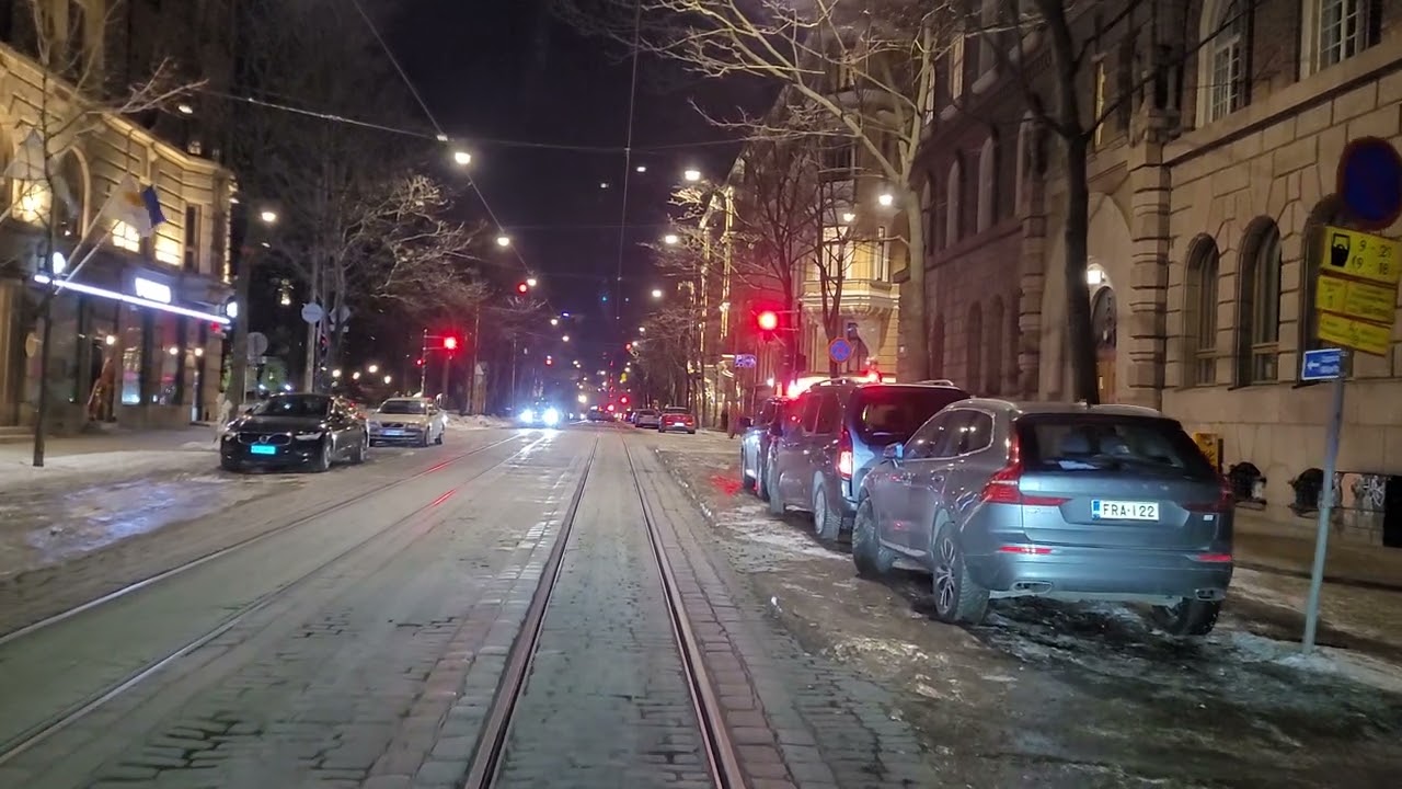 Helsingin raitiolinja 6 Eiranranta-Arabia-Eiranranta. Helsinki tramline 6. @hslhrt @kaupunkiliikenne