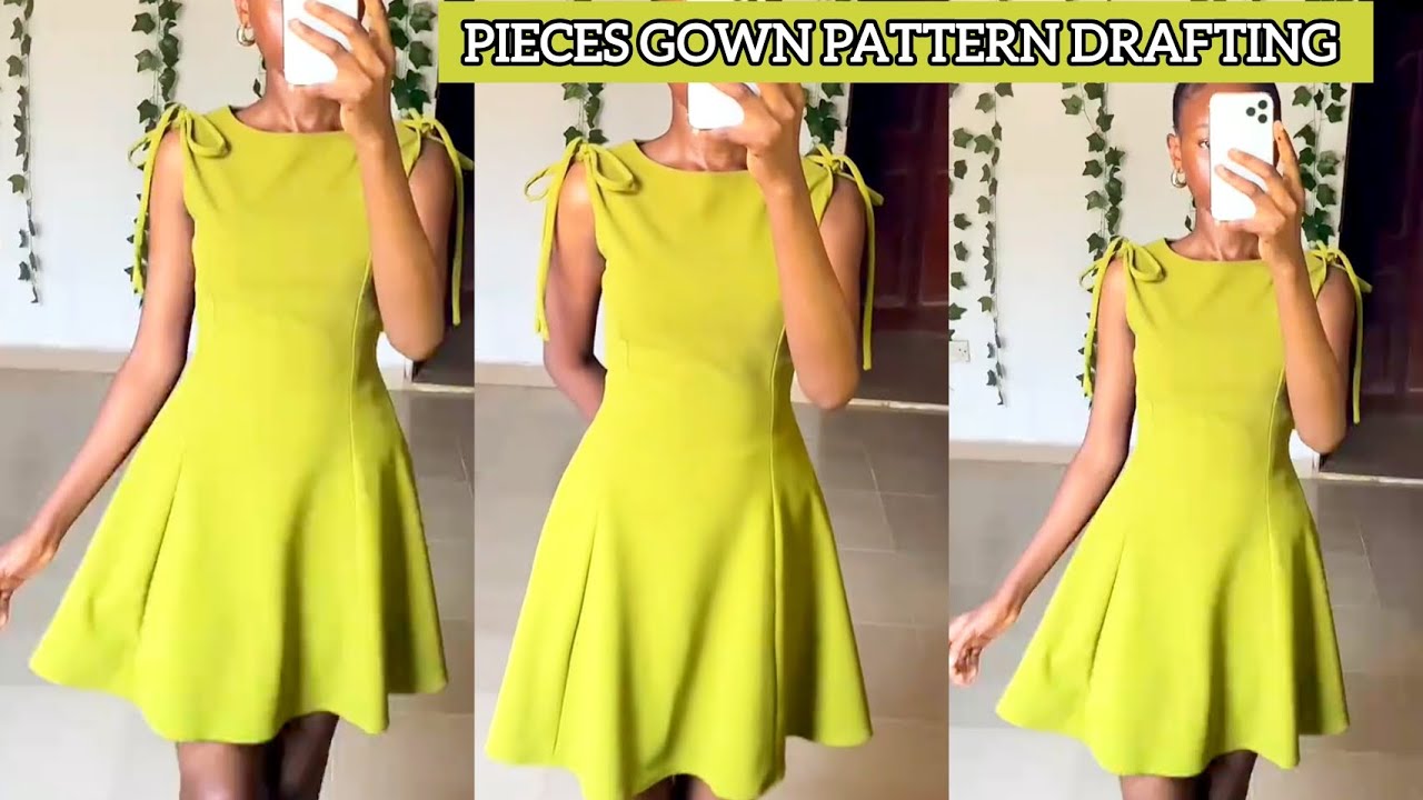 LET US DRAFT SIX PIECES GOWN WITH PRINCESS DART