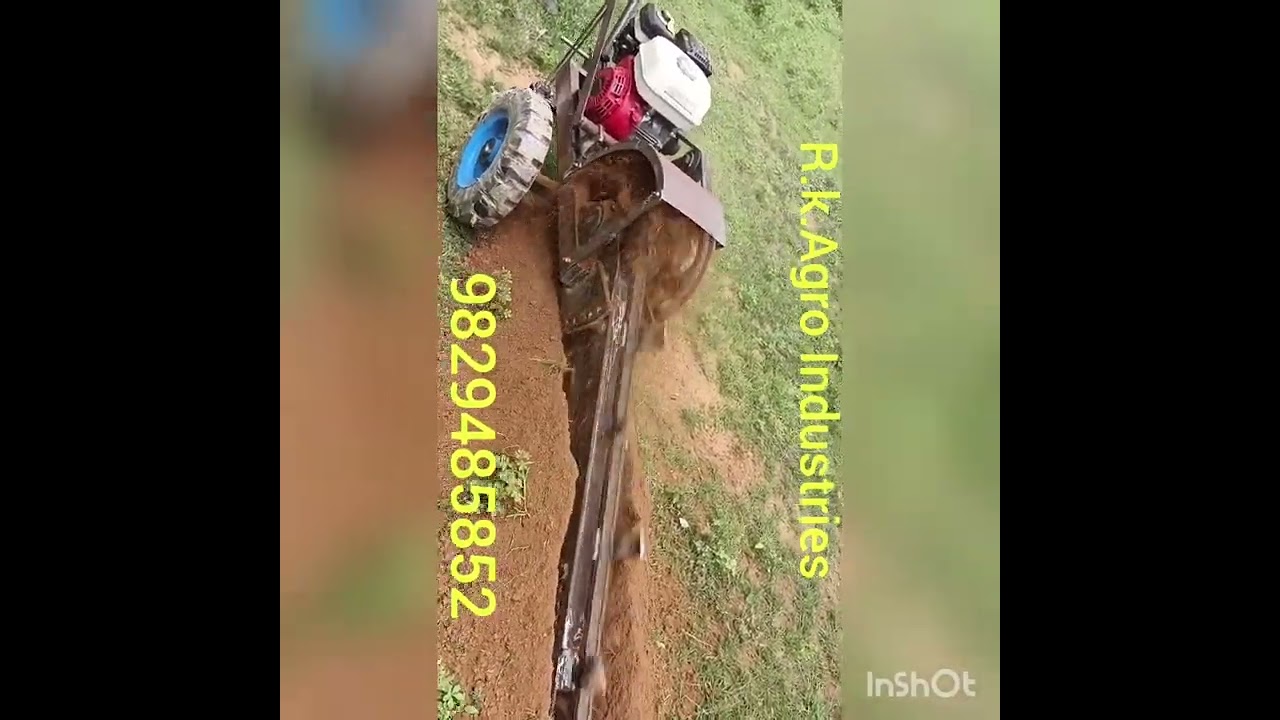 Mini Trencher Machine (छोटी ट्रेंचर मशीन) नाली खोदन्य वाली मशीन