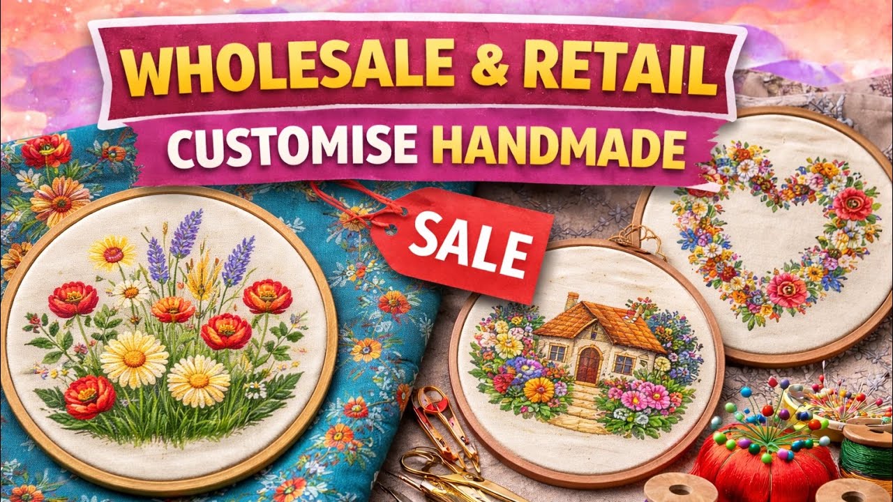 Handmade Embroidery Sale | Wholesale & Retail Orders Open @gurpritkaursidhu6493 