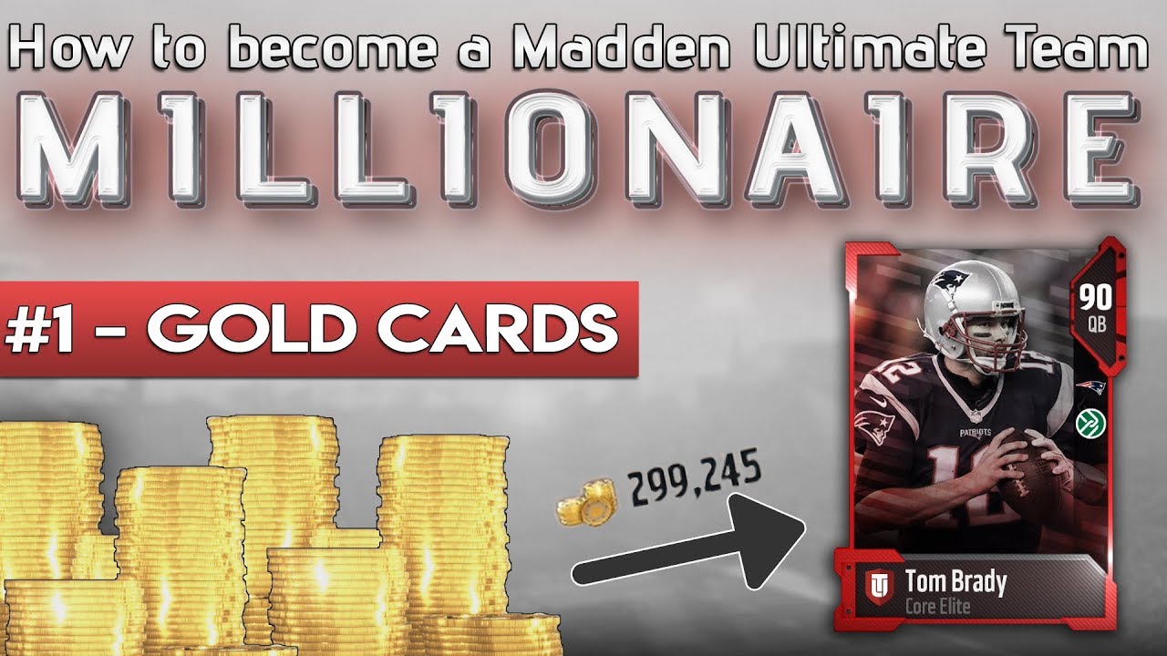 How To Become A MUT Millionaire | How to Make Coins with Gold Cards! - MUT 18