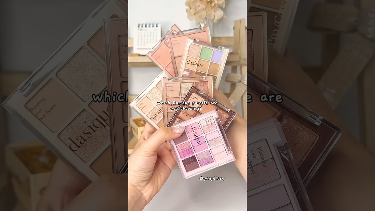 Which Dasique palette are you choosing? 🤭 #kbeauty #eyeshadow #koreanmakeup #makeup #dasique