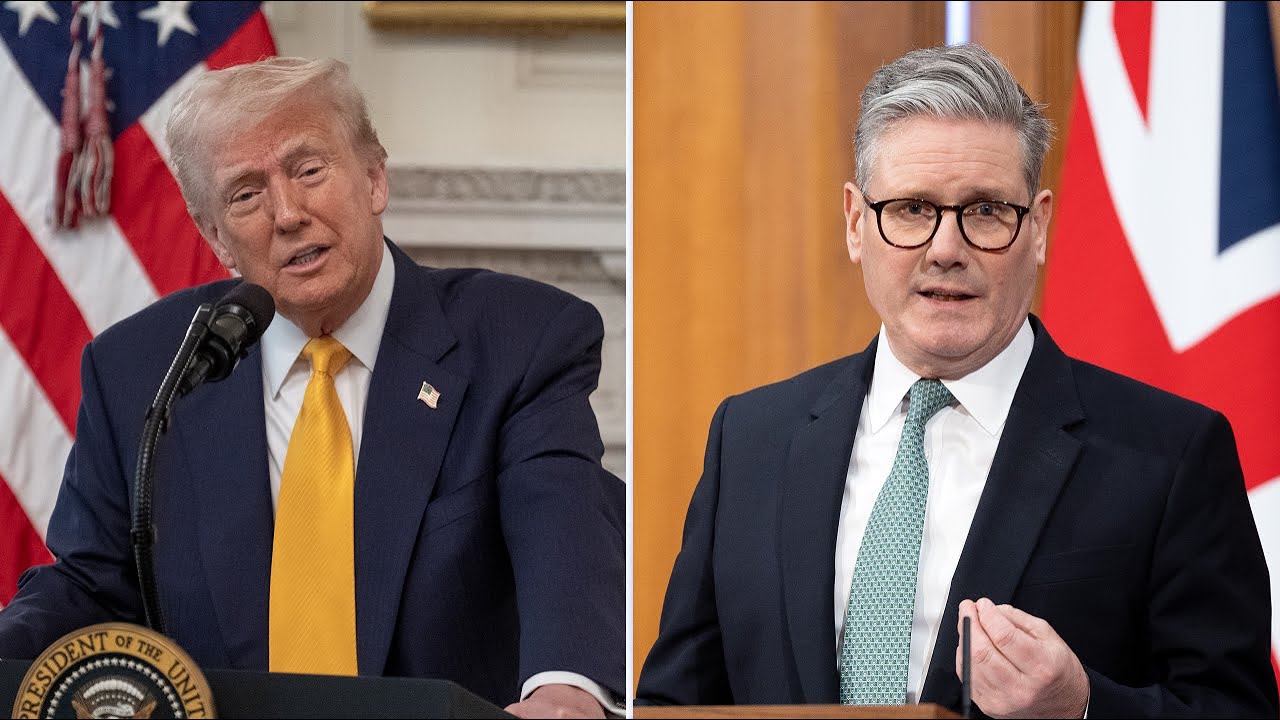 Trump and Starmer hold press conference at the White House