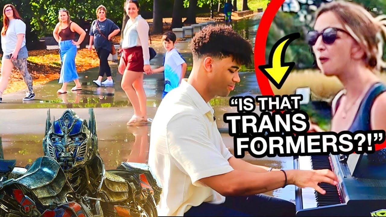 Playing TRANSFORMERS (FT. LINKIN PARK) On Piano In PUBLIC!