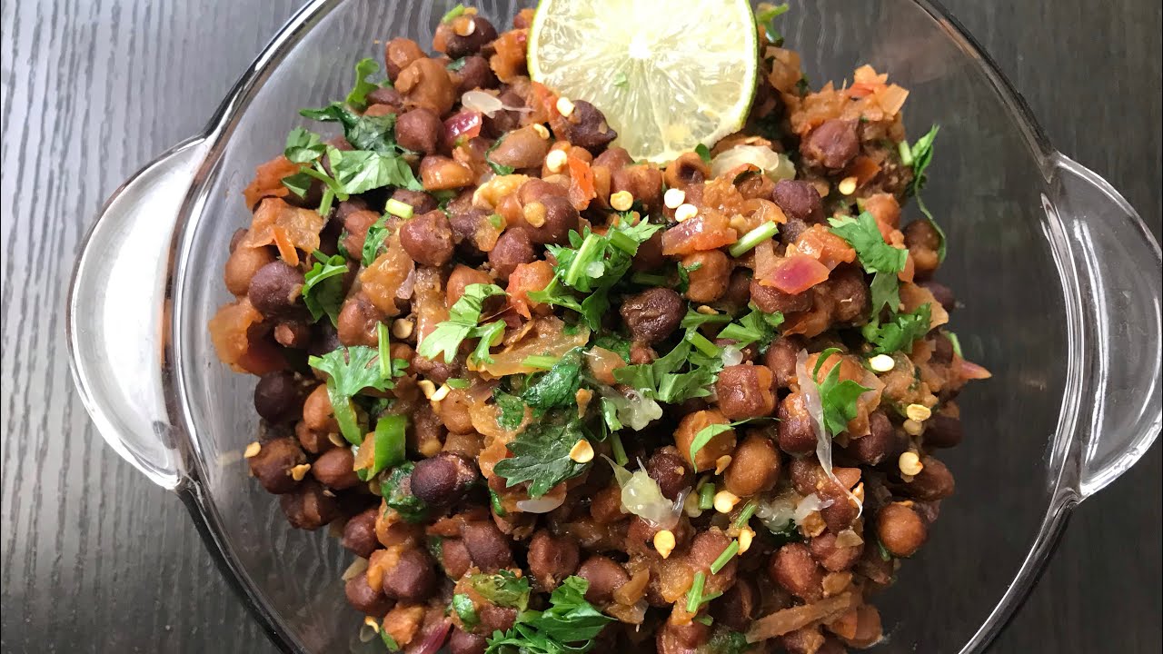 سناك سهل و خفيف  | الحمص الأسود |  Black Chana Chaat Lahori Style
