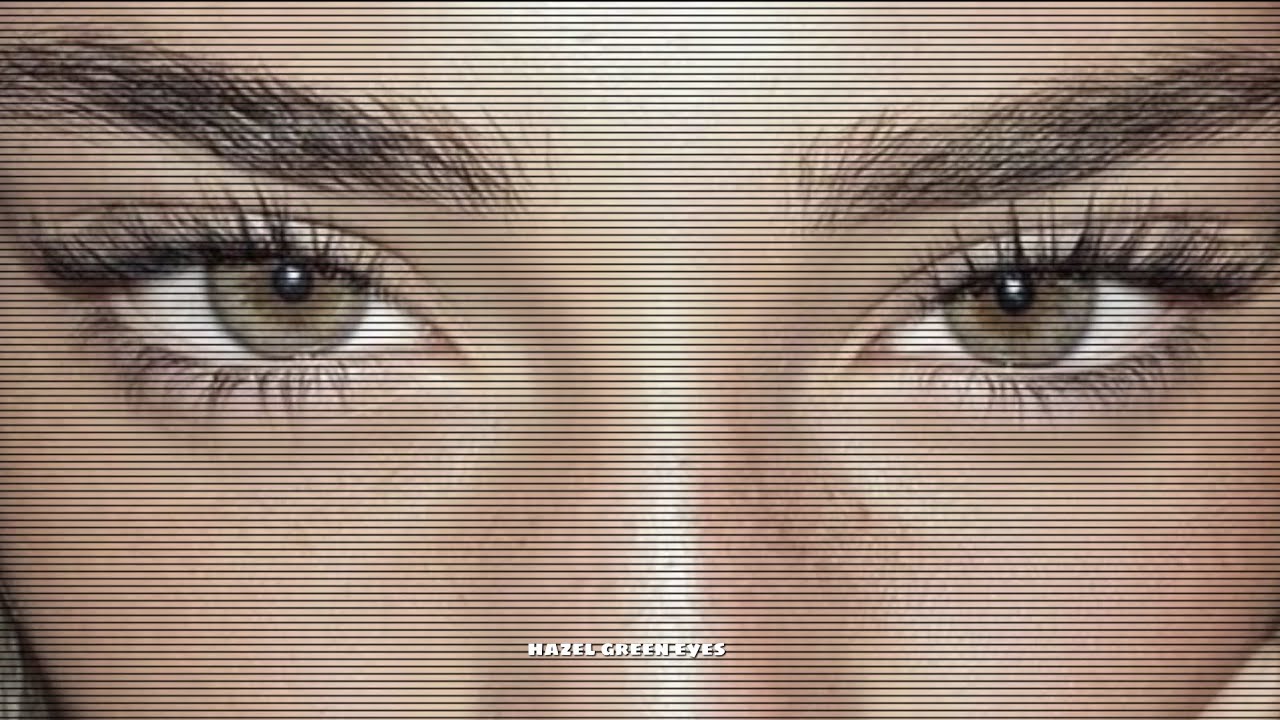 crazy hazel green eyes!