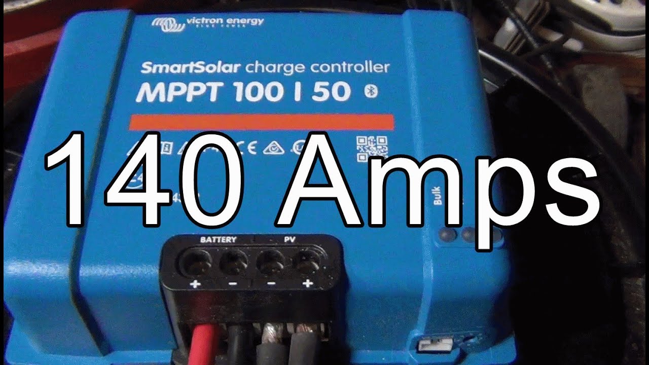 How many Watts / Amps of solar power can you put on Victron 100/50 MPPT solar charge controller