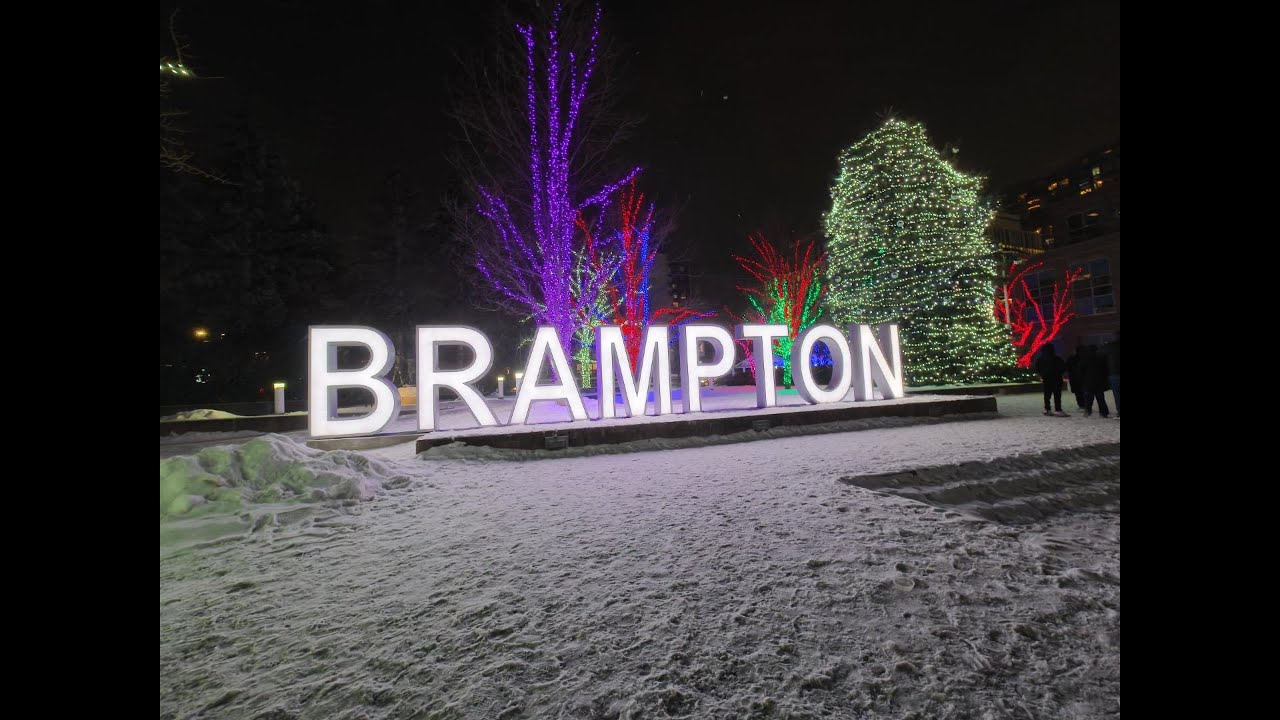 Gage park winter vlog Brampton