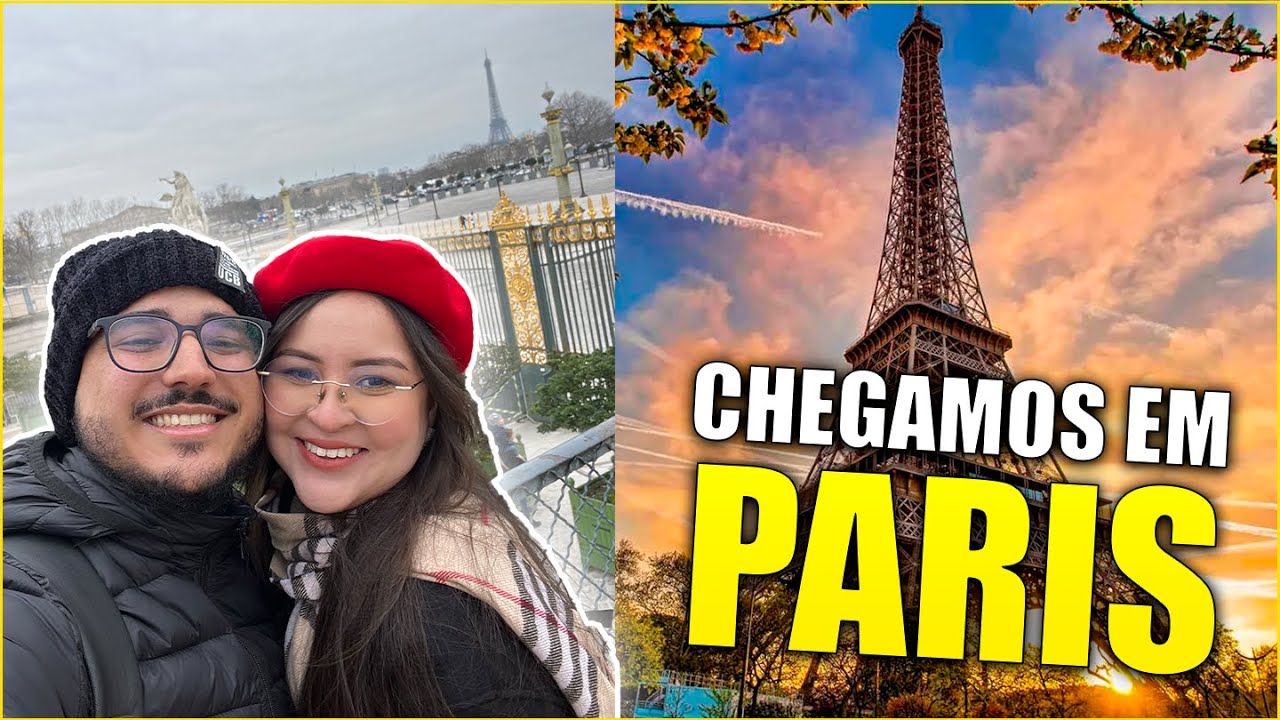 COMO É UMA VIAGEM A PARIS? PASSAGEM, HOSPEDAGEM e conhecendo a cidade!