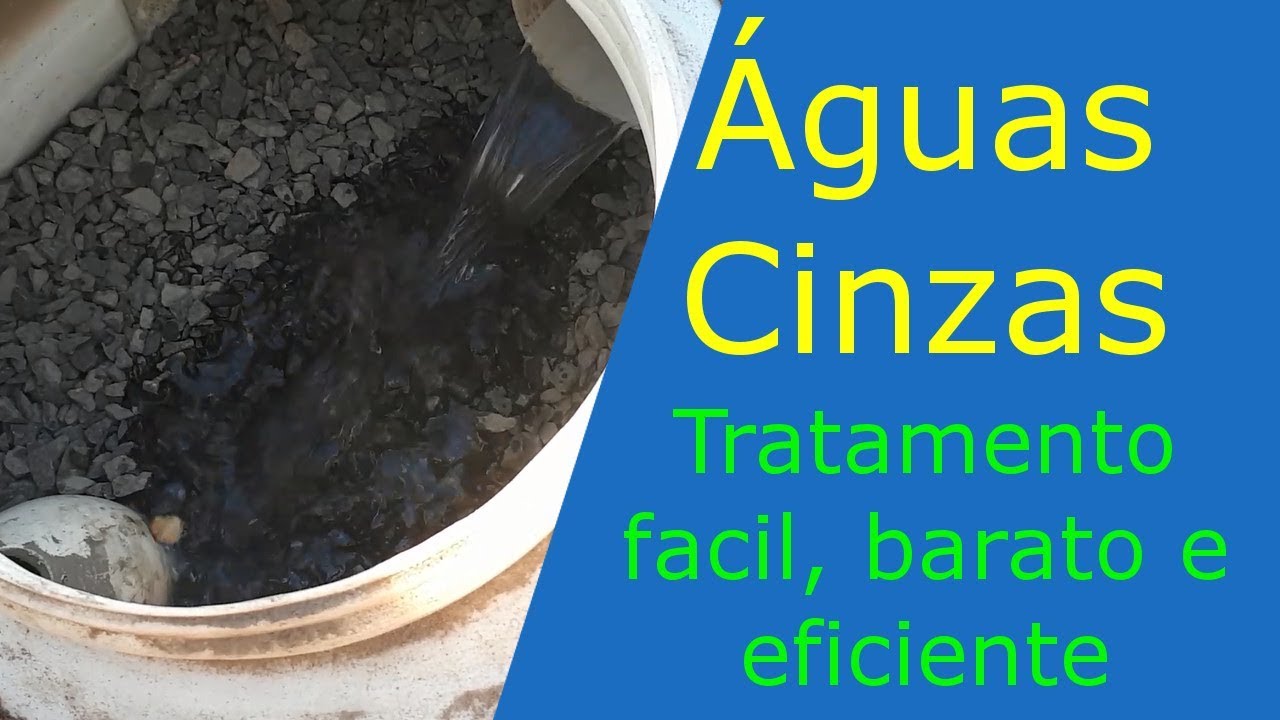 Sistema de tratamento de águas cinzas
