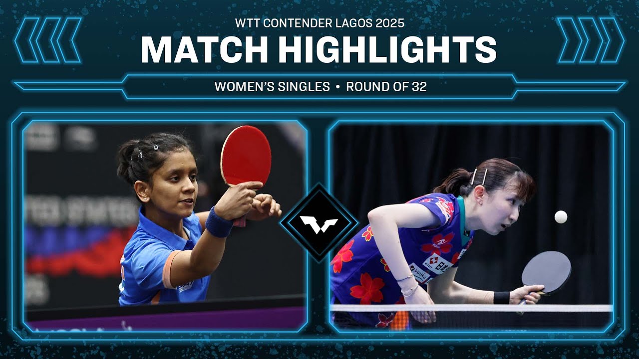 Sreeja Akula vs Hina Hayata | WS R32 | #WTTLagos 2025