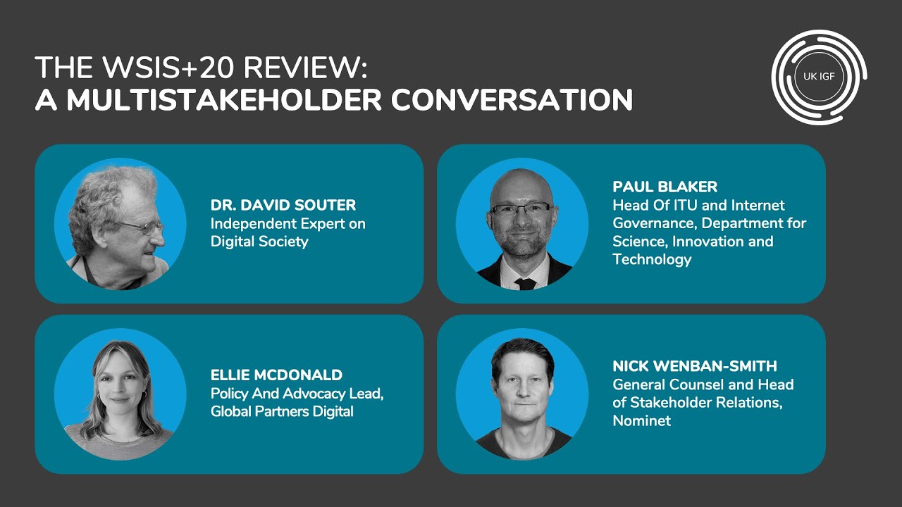 UK IGF 2025 - The WSIS+20 Review: A multistakeholder conversation