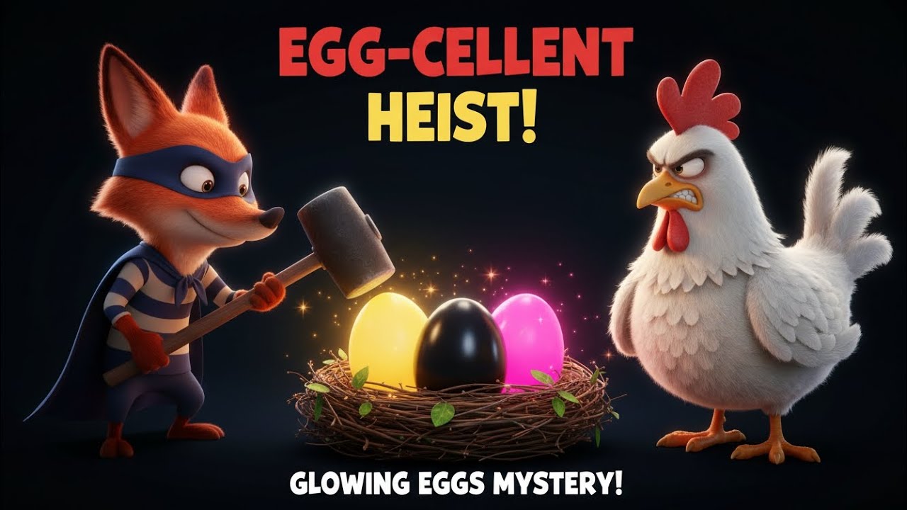“Mother Hen’s Missing Eggs 🥚🐔 | A Funny Farm Rescue Story for Kids”
