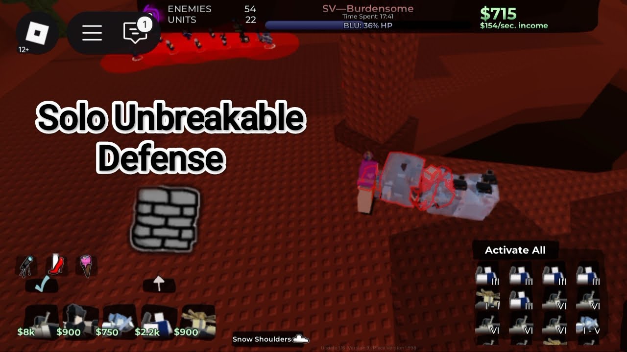 Solo Unbreakable Defense | World Tower Defense