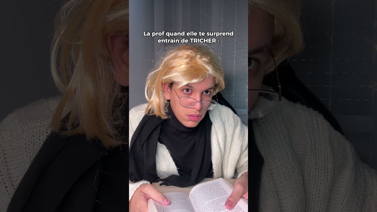 La triche pendant un exam 🥹 #solcen #humour