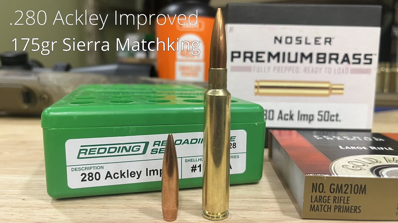 Крошечные группы с .280 Ackley!