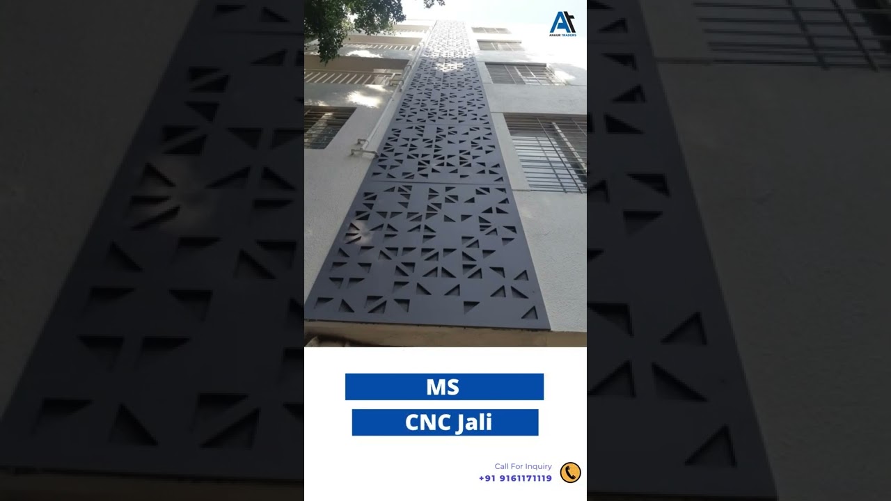 MS Powder Coated CNC Jali