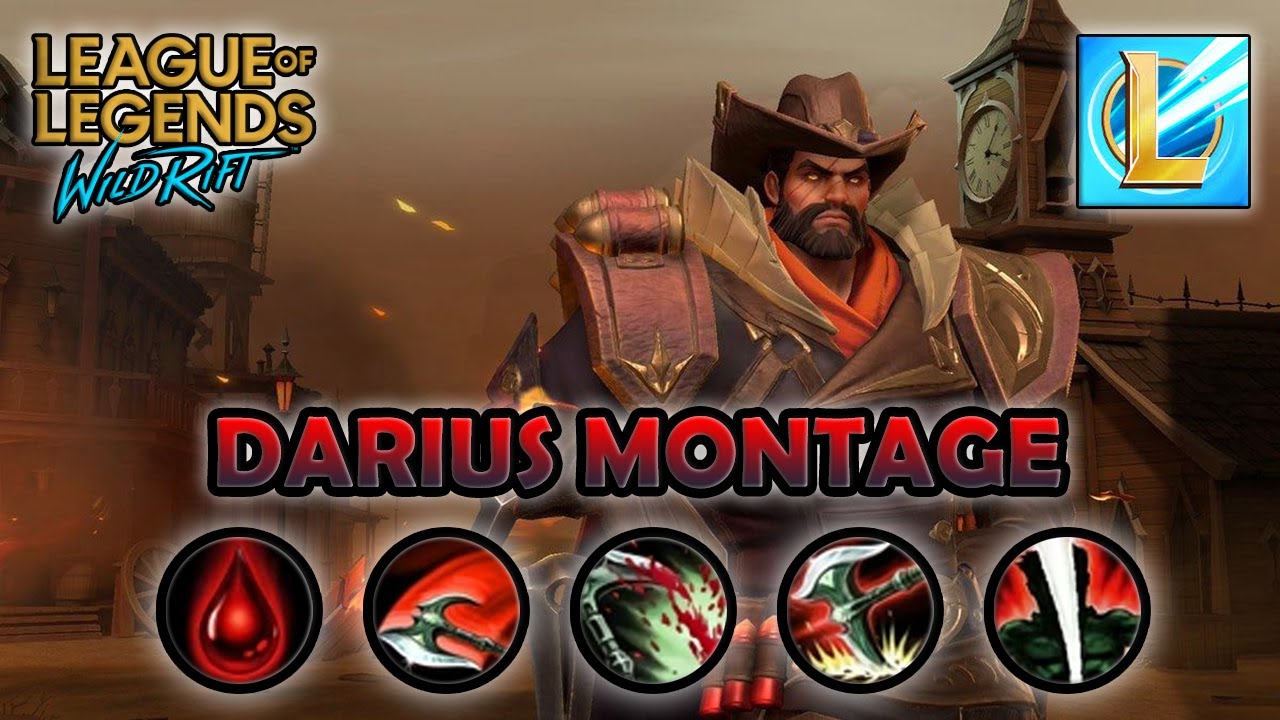 WILD RIFT: DARIUS Montage | Insane Gameplays | Pentakill | Wild Rift Montages | Eryx Gaming
