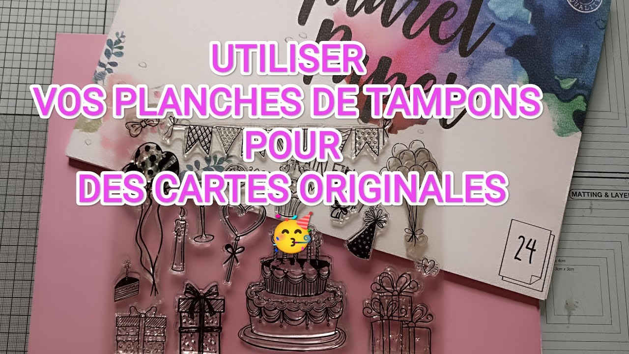 Une IDÉE pour des CARTES ORIGINALES permet d'utiliser vos planches de tampons 
