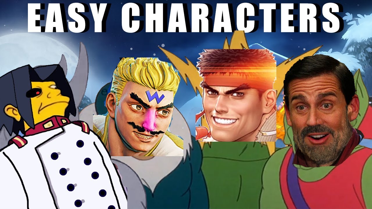 EASY CHARACTERS in Fighting Games