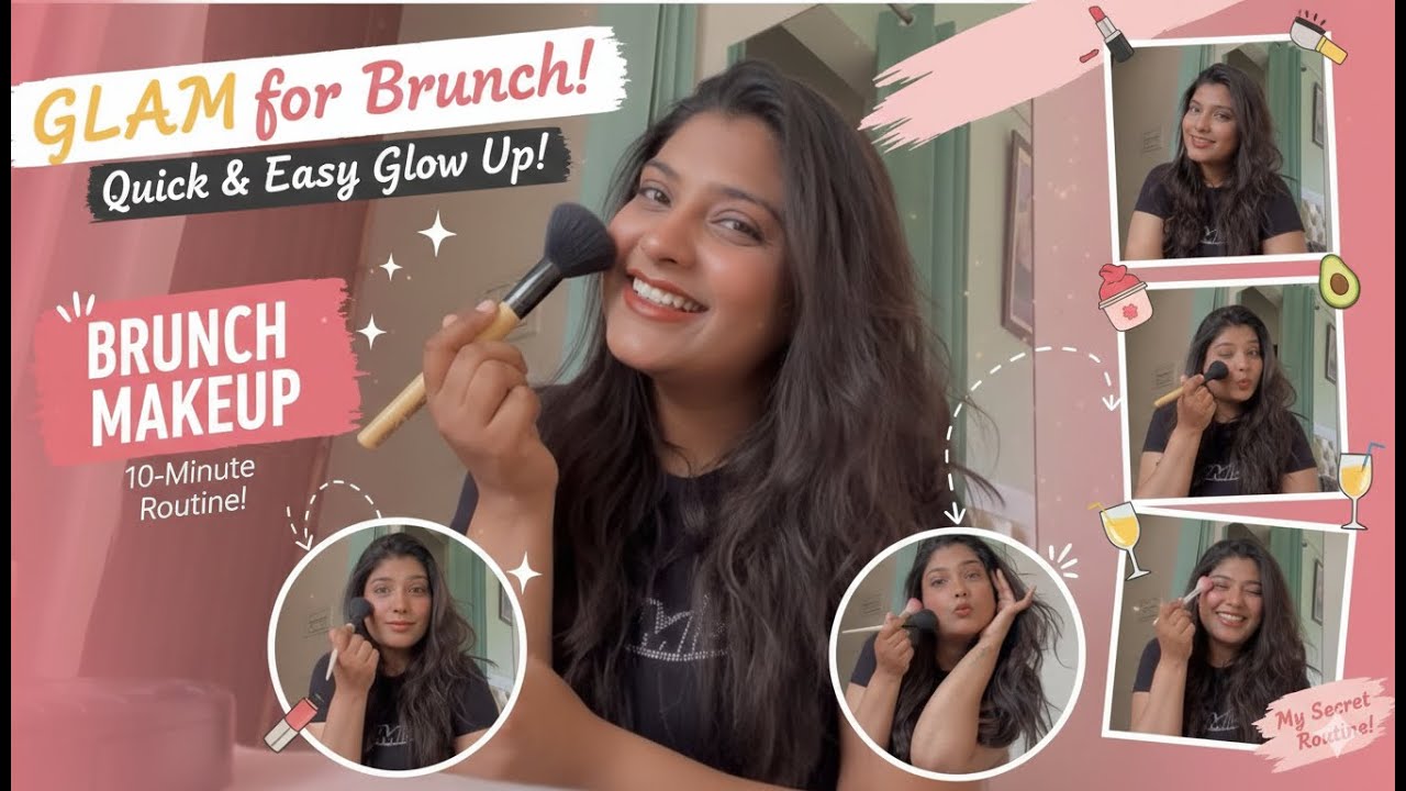 GRWM for Brunch! Quick & Easy makeup. #makeup #vlog #grwm