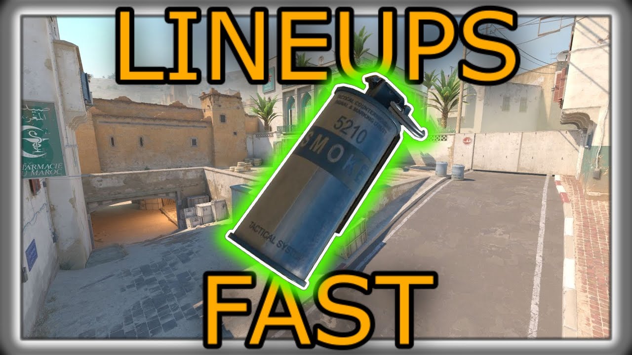 DUST 2: 6 Essential Smokes FAST - CS2
