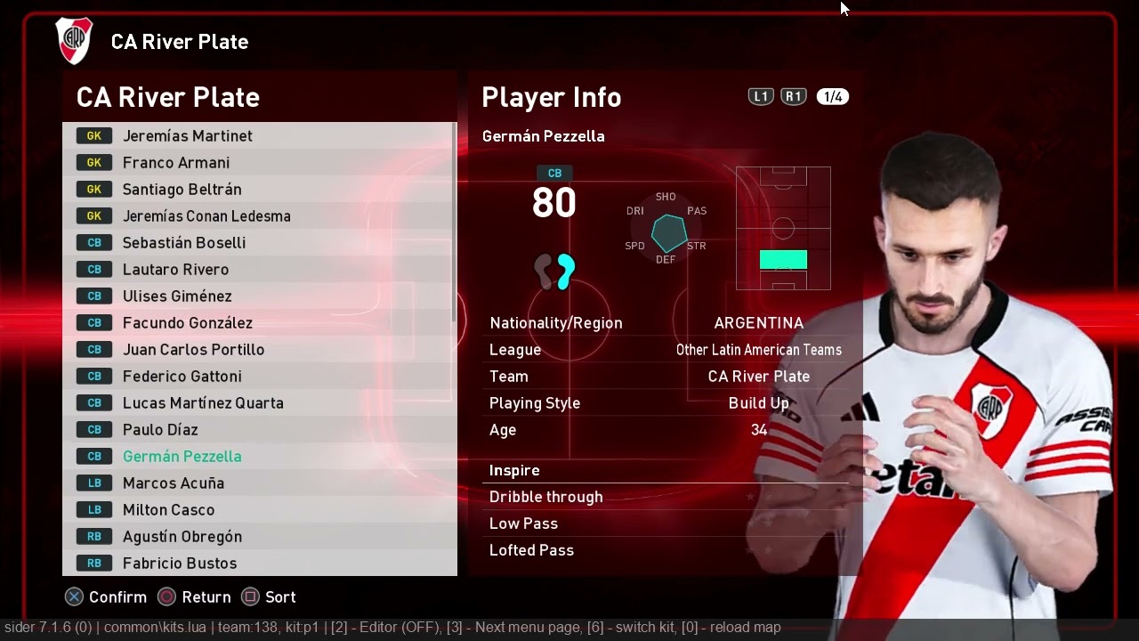 CA River Plate 2025/2026 Facepack PES 2021-SPFL2026